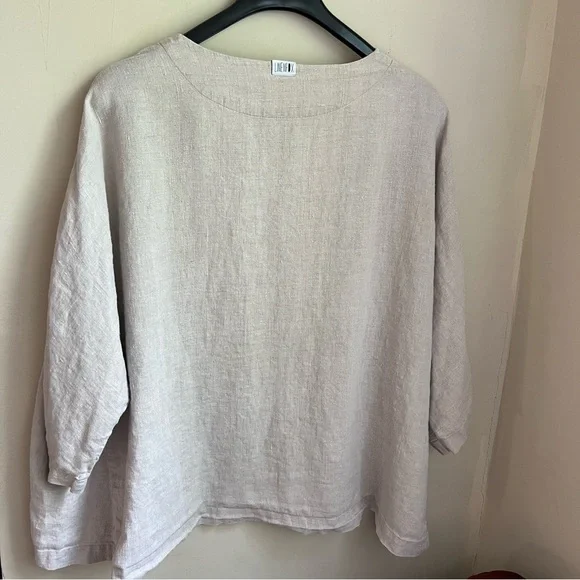 linenfox 100% linen kimono jacket - Picture 11 of 12